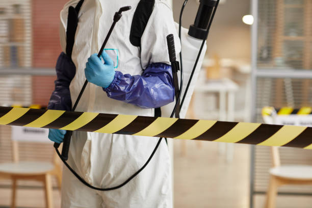 Professional Biohazard technician working in Carr, CO